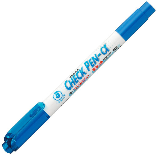 Zebra Alpha Blue Memorization Check Pen Pack of 10 B-WYT20-BL-Kiichin - The #1 Place for Japanese Goods in Your Hand!