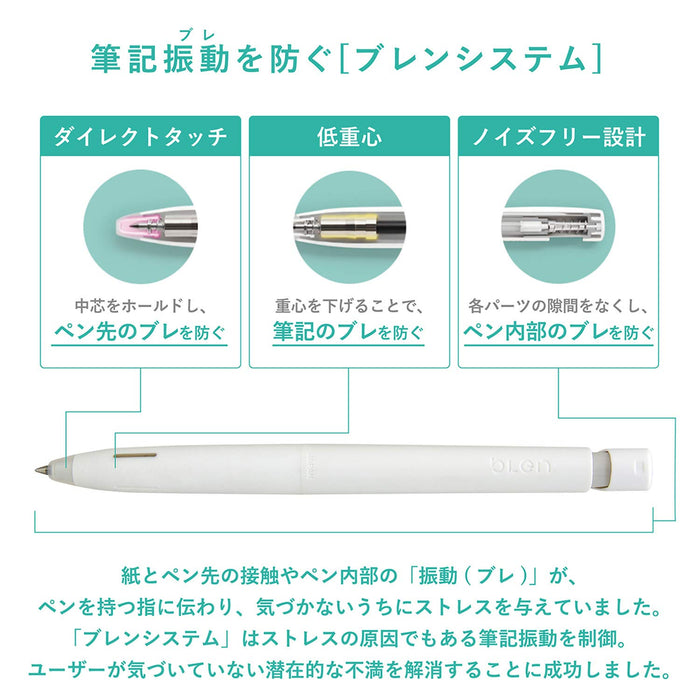 Zebra 3-Color Set 0.5mm Oil-Based Ballpoint Pen White Barrel Pack of 3-Kiichin - The #1 Place for Japanese Goods in Your Hand!