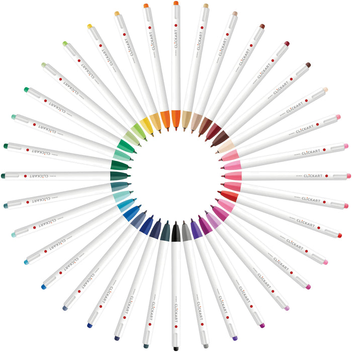 Zebra 10-Piece Set Clickart Pale Orange Water-Based Pen B-Wyss22-Por-Kiichin - The #1 Place for Japanese Goods in Your Hand!