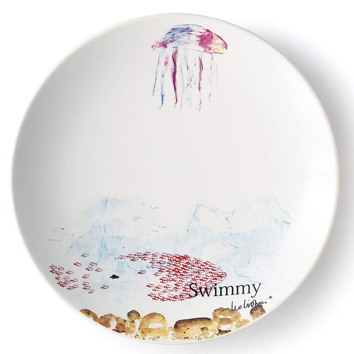 Aito Leo Lionni Plate Medium 16cm Swimmy Mino 278234-Kiichin - The #1 Place for Japanese Goods in Your Hand!