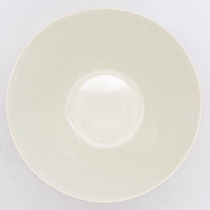 Aito Seisakusho Natural Color Bowl Plate Rice Bowl Tableware Ramen Bowl 17x9.4cm Ivory White Minoyaki Udon-Kiichin - The #1 Place for Japanese Goods in Your Hand!