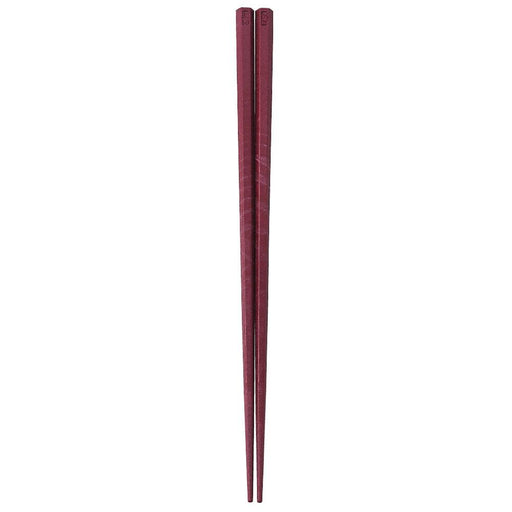 Akebono Japan 22.5Cm Russet Antibacterial Hexagonal Chopsticks-Kiichin - The #1 Place for Japanese Goods in Your Hand!