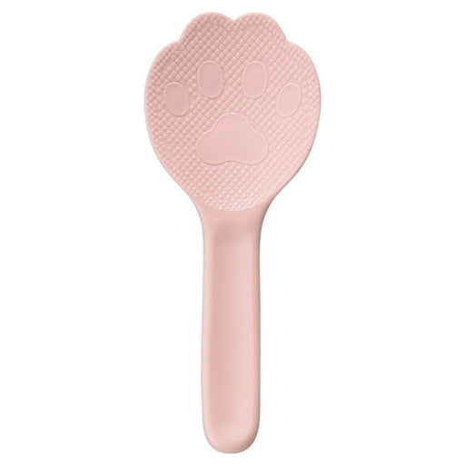 Akebono Non-Stick Kitty Cat Paw Shamoji Rice Spatula - Pink (19.2cm)-Kiichin - The #1 Place for Japanese Goods in Your Hand!