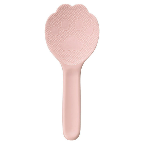 Akebono Non-Stick Kitty Cat Paw Shamoji Rice Spatula - Pink (19.2cm)-Kiichin - The #1 Place for Japanese Goods in Your Hand!