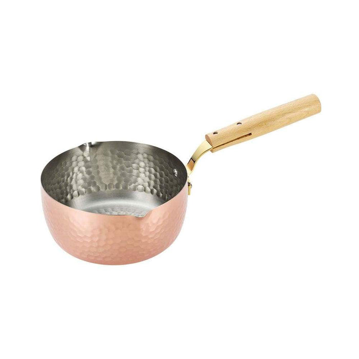 Asahi Copper Yukihira Saucepan 18Cm - Premium Quality Cookware-Kiichin - The #1 Place for Japanese Goods in Your Hand!