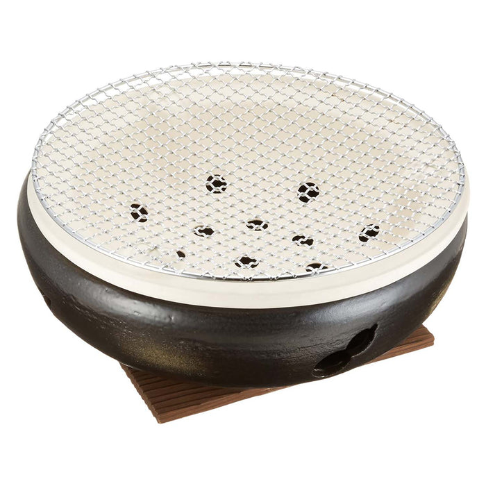 Asahisunred 30cm Ceramic Charcoal Konro Grill-Kiichin - The #1 Place for Japanese Goods in Your Hand!