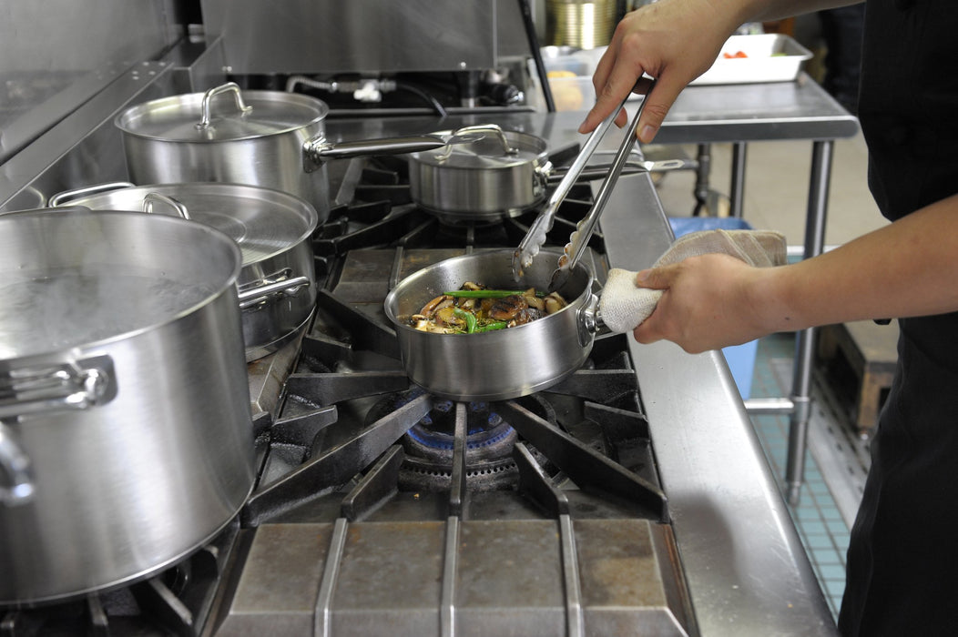 Ebm 18-8 Pro Chef IH Shallow Pot 22cm w/o Lid-Kiichin - The #1 Place for Japanese Goods in Your Hand!