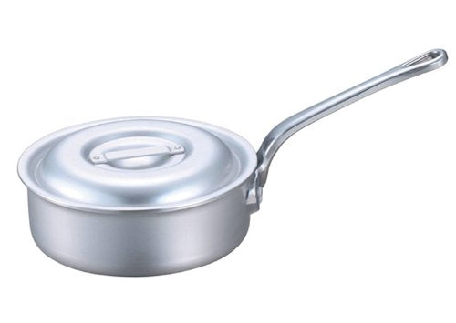 Ebm Paint Aluminum Pro Chef Shallow Pot 21cm Silver w/Scale-Kiichin - The #1 Place for Japanese Goods in Your Hand!