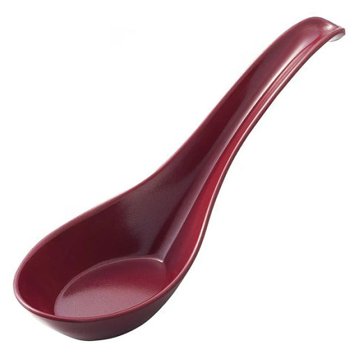 Entec 16Cm Red Melamine Renge Spoon - Enhance Your Dining Experience-Kiichin - The #1 Place for Japanese Goods in Your Hand!
