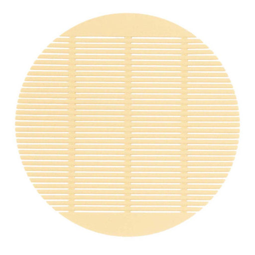 Entec Japan Plastic Round Soba Sudare Mat Ivory - Premium Quality for Traditional Japanese Dining-Kiichin - The #1 Place for Japanese Goods in Your Hand!