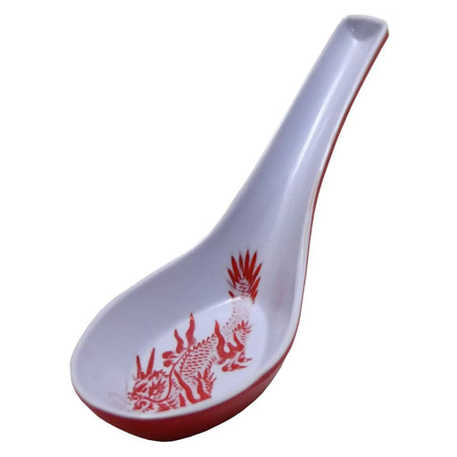 Entec Red Dragon Ramen Spoon - Authentic 14Cm Japanese Utensil-Kiichin - The #1 Place for Japanese Goods in Your Hand!