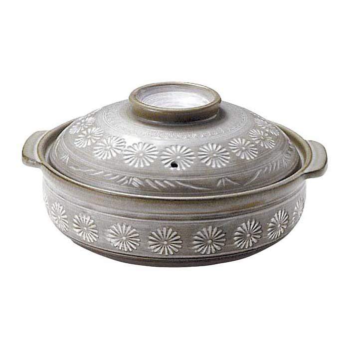 Ginpo Mishima 25Cm Induction Donabe Casserole - Authentic Japanese Cookware-Kiichin - The #1 Place for Japanese Goods in Your Hand!