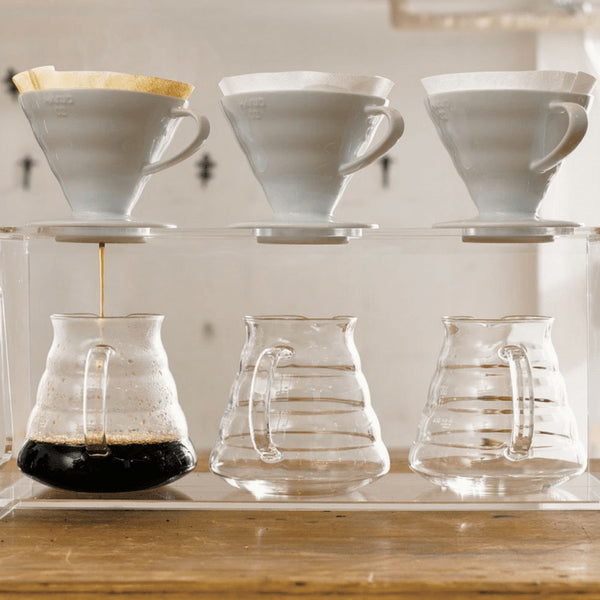 Hario V60 Arita Porcelain Handcrafted Pour Over Coffee Dripper (1-4 Cups) with Scoop-Kiichin - The #1 Place for Japanese Goods in Your Hand!