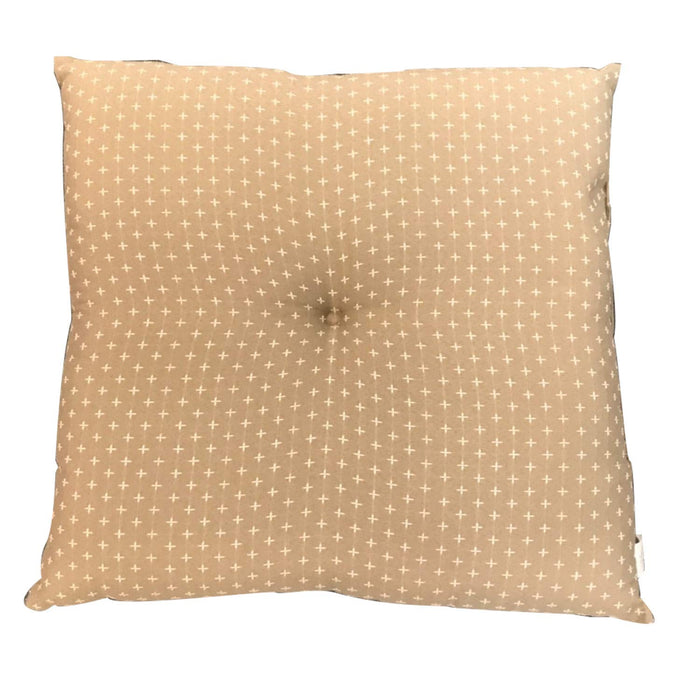 Ikehiko Corporation Plain Harmony Beige Zabuton - Made in Japan (55x59cm)-Kiichin - The #1 Place for Japanese Goods in Your Hand!