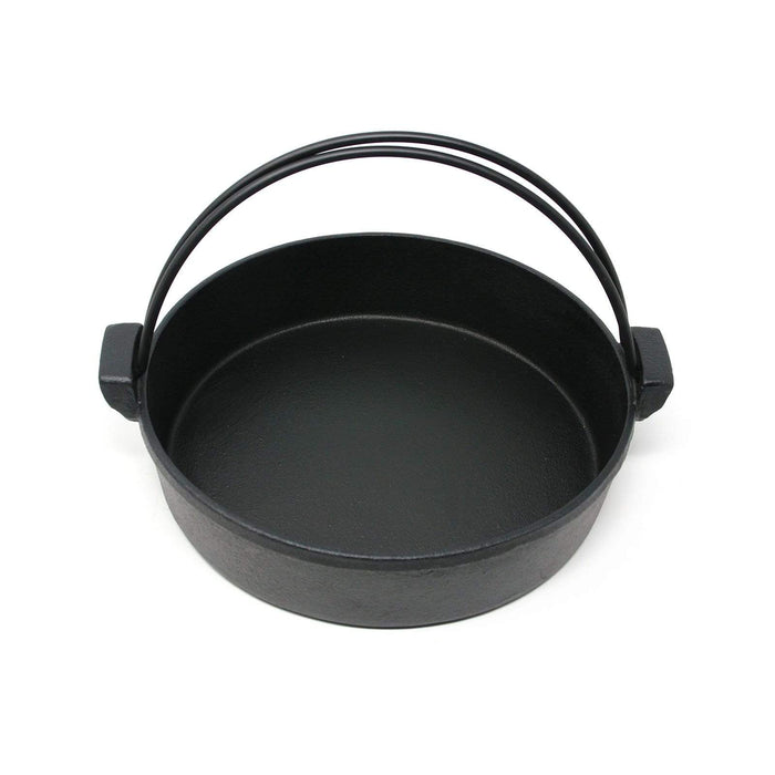 Ikenaga 28cm Induction Cast-Iron Sukiyaki Pan with Dual Handles-Kiichin - The #1 Place for Japanese Goods in Your Hand!
