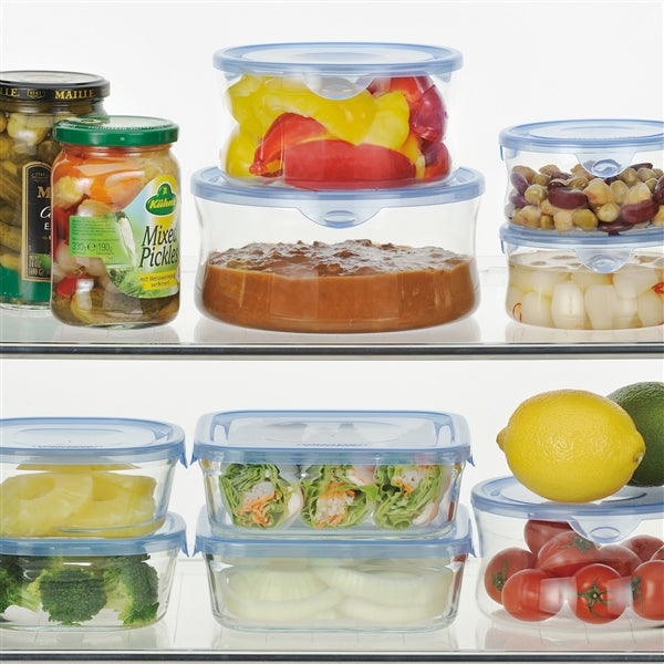 Iwaki 380ml Round Glass Food Container - Heat Resistant & Durable-Kiichin - The #1 Place for Japanese Goods in Your Hand!