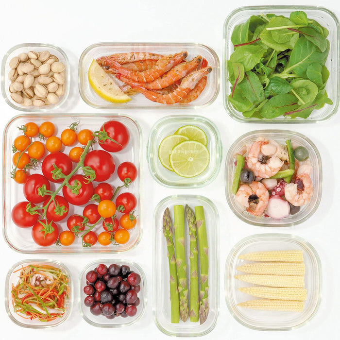 Iwaki Japan 1L White Frozen Oven Microwaveable Storage Container - Kn3247H-W-Kiichin - The #1 Place for Japanese Goods in Your Hand!