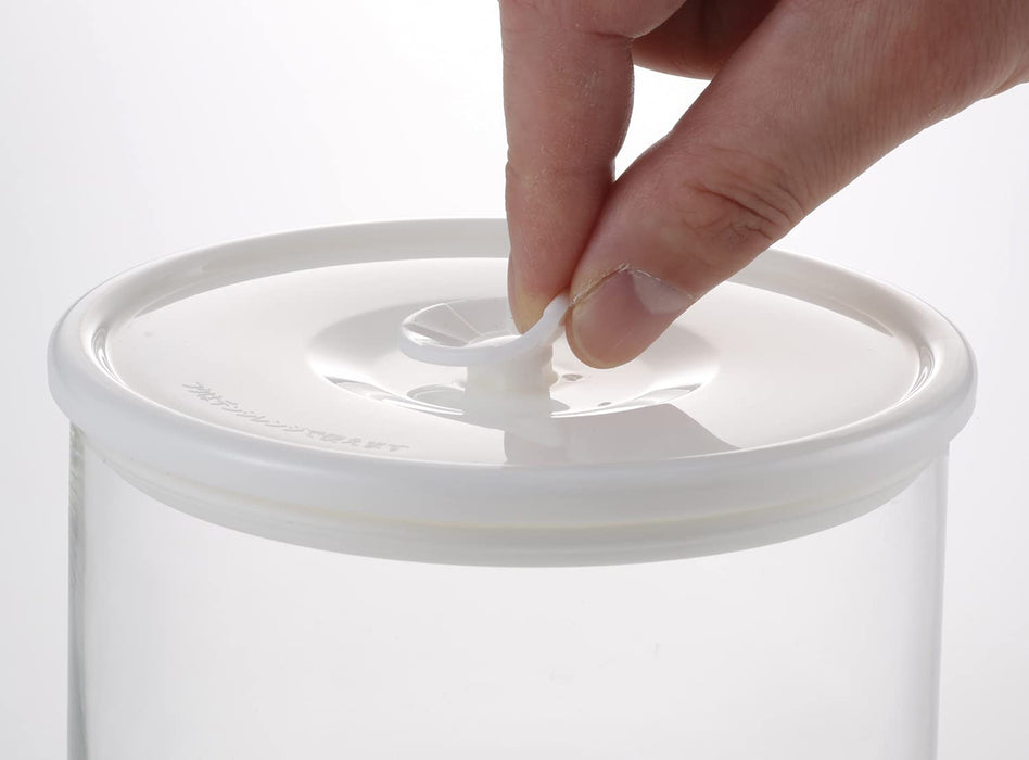 Iwaki Japan T714Mp-W 1.4L White Glass Airtight Container-Kiichin - The #1 Place for Japanese Goods in Your Hand!
