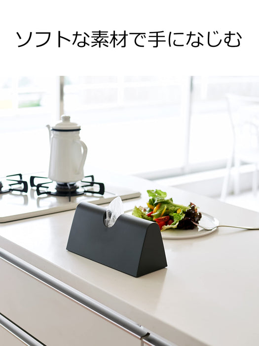 Iwatani Materials Japan Poly Bag Case - Dark Gray | 22.5X9.5X10.8Cm Kitchen Pantry Storage-Kiichin - The #1 Place for Japanese Goods in Your Hand!