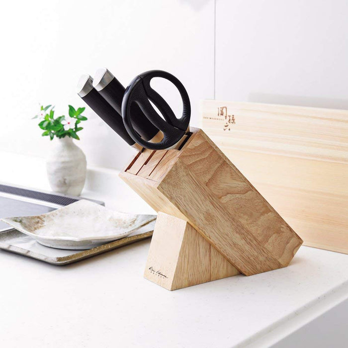 Kai Corp Ap5321 Knife Block Wooden House Select-Kiichin - The #1 Place for Japanese Goods in Your Hand!
