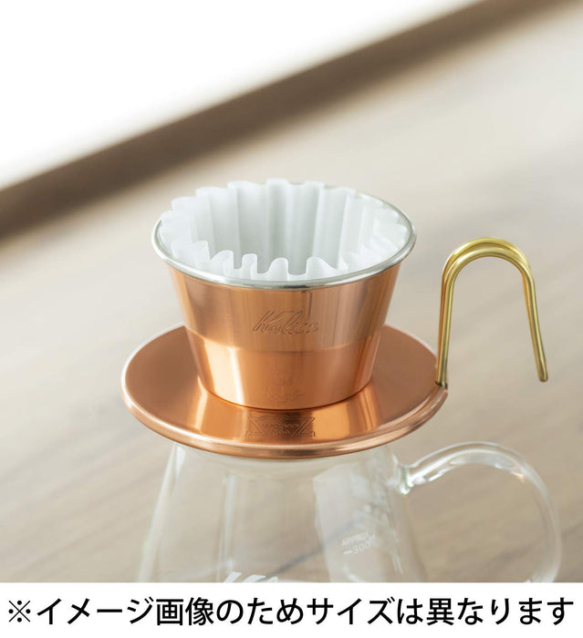 Kalita Wave Copper Coffee Dripper for 2-4 People-Kiichin - The #1 Place for Japanese Goods in Your Hand!
