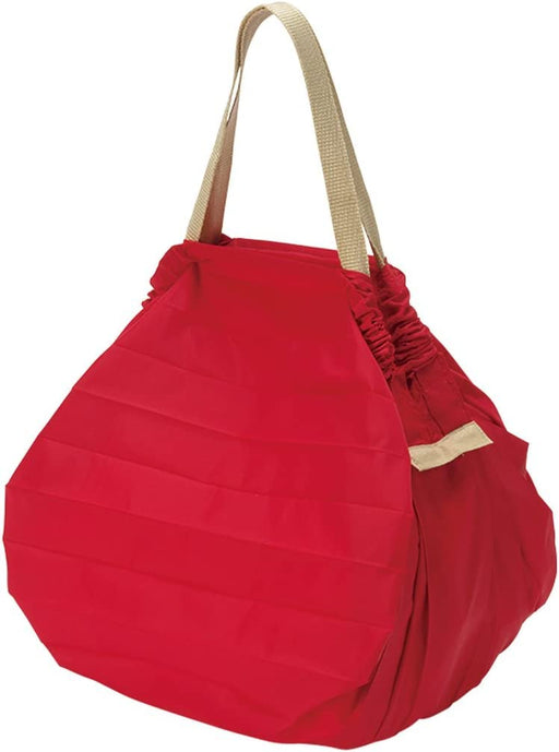 Marna Japan Compact Bag M (Red) - Foldable Eco Bag-Kiichin - The #1 Place for Japanese Goods in Your Hand!