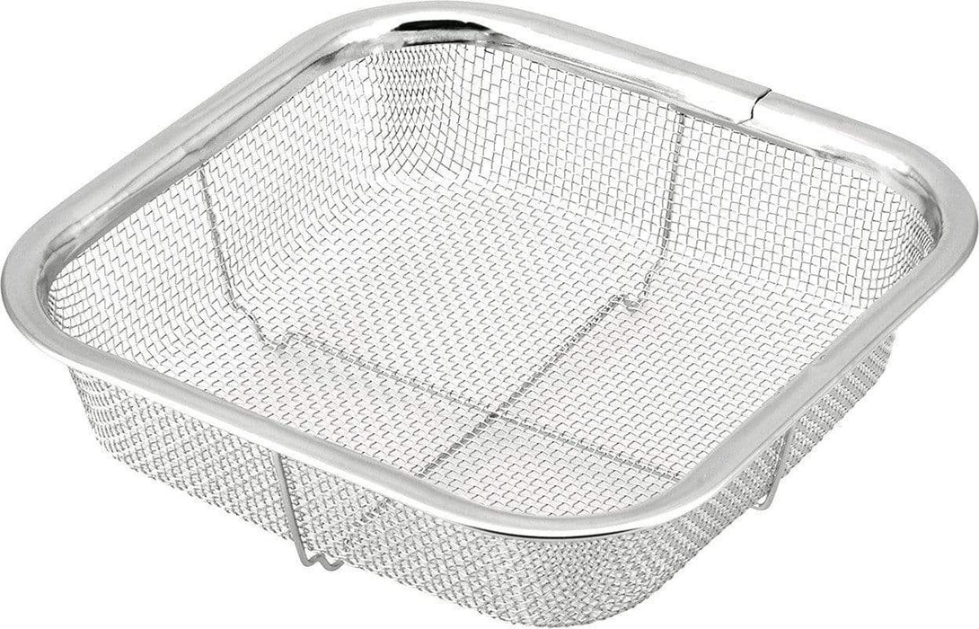 Minex 16cm Stainless Steel Square Mesh Colander - Efficient Kitchen Strainer-Kiichin - The #1 Place for Japanese Goods in Your Hand!