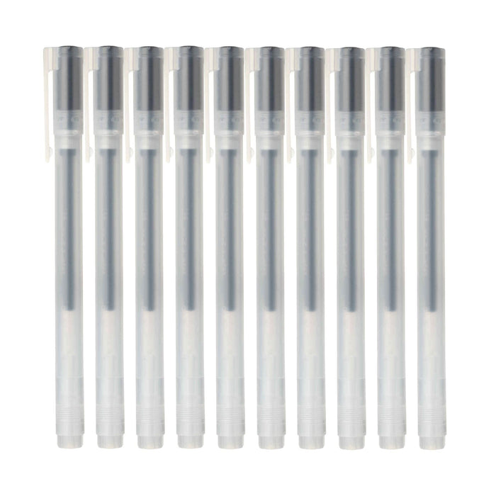 Mujirushi Ryohin Gel Ink Ballpoint Pen - Black 0.38mm - Japan - 140 x 10mm-Kiichin - The #1 Place for Japanese Goods in Your Hand!