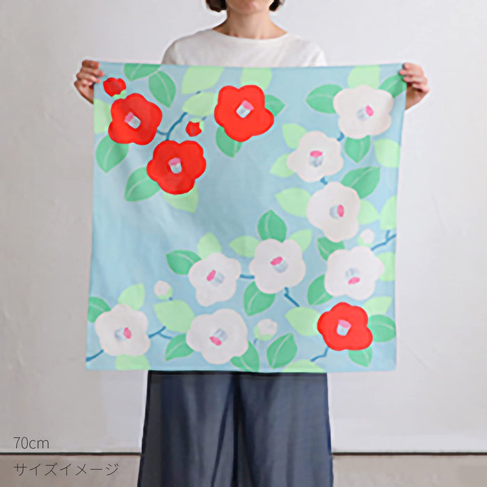 Musubi Furoshiki 70Cm Plain Rose - Authentic Japanese Made 10184-002-Kiichin - The #1 Place for Japanese Goods in Your Hand!