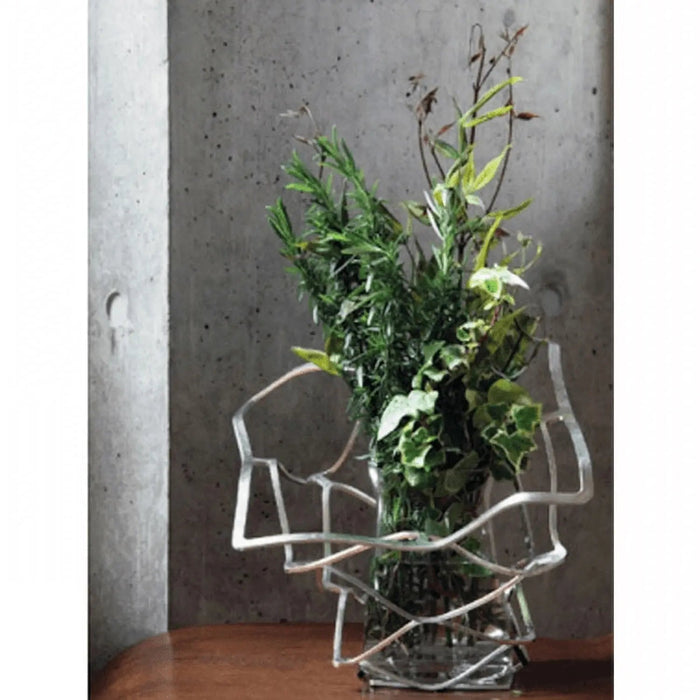 Hand-Crafted Tinware Folding Basket - Square 200x200mm by Nousaku Kago-Kiichin - The #1 Place for Japanese Goods in Your Hand!