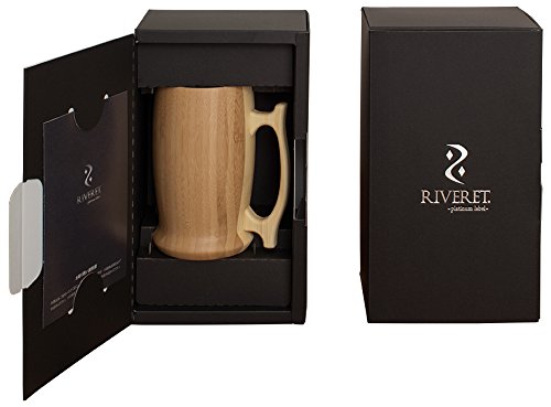 Riveret 500Ml Beer Mug - Dishwasher Safe Brown Rv-204B - Made In Japan-Kiichin - The #1 Place for Japanese Goods in Your Hand!