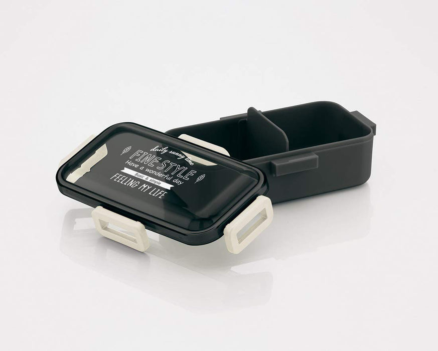 Skater PFLB8AG Antibacterial Lunch Box 830ml Japan Black-Kiichin - The #1 Place for Japanese Goods in Your Hand!