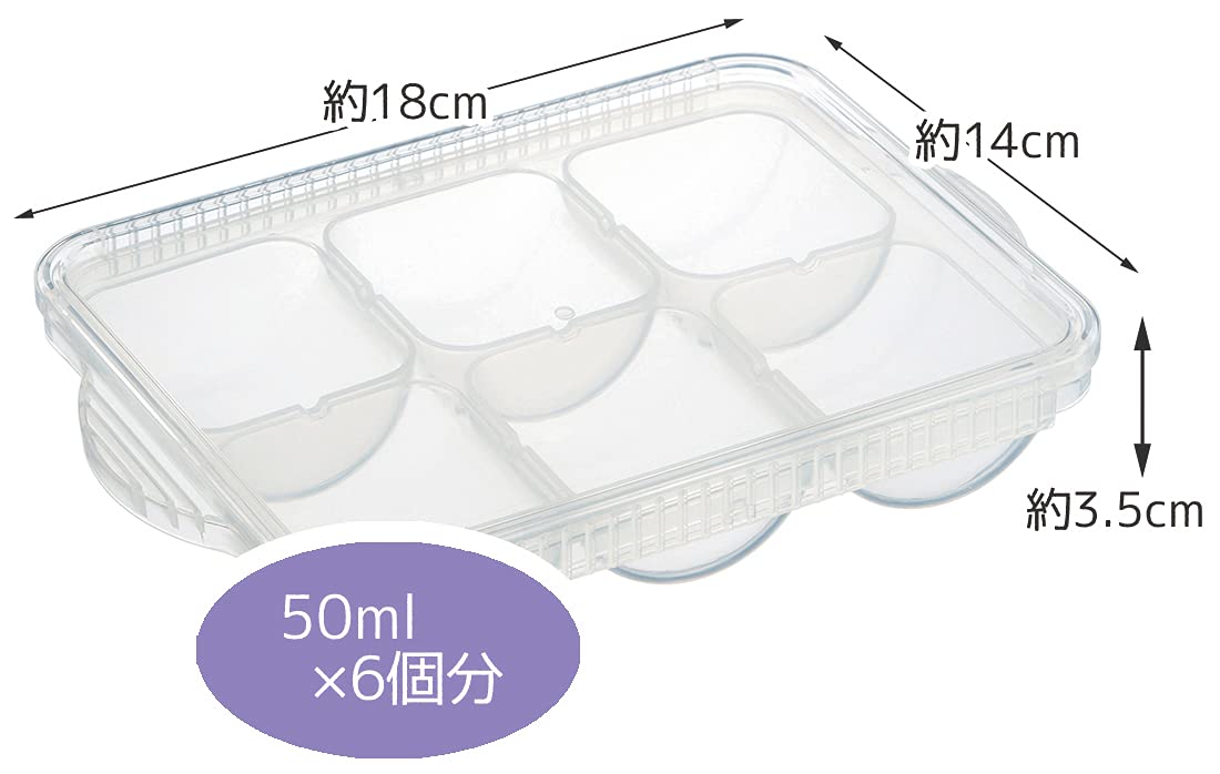 Skater Japan Baby Food Storage Tray with 6 Frozen Blocks-Kiichin - The #1 Place for Japanese Goods in Your Hand!