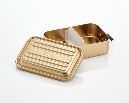 Skater AFT8B-A Aluminum Bento Box 850Ml Gold Mineral Tone Men Large Capacity-Kiichin - The #1 Place for Japanese Goods in Your Hand!