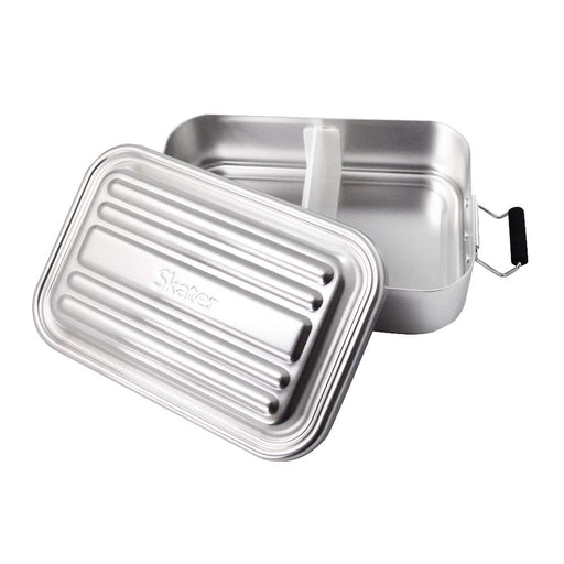 Skater AF10B-A Silver 1000ml Bento Box Large Capacity Men's-Kiichin - The #1 Place for Japanese Goods in Your Hand!