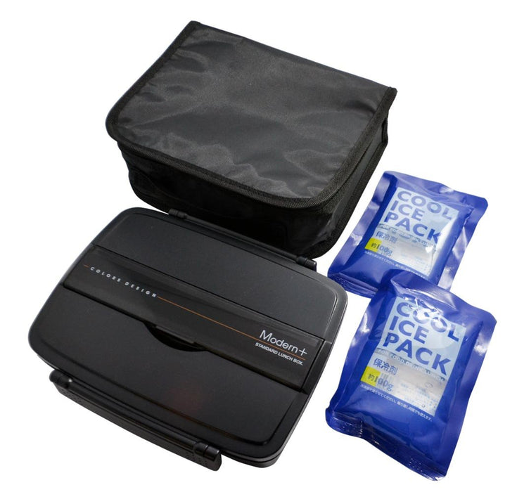 Skater Lunch Box 870Ml Japan Black Cooling Bag Ice Pack Kcpo5Tdx-Kiichin - The #1 Place for Japanese Goods in Your Hand!
