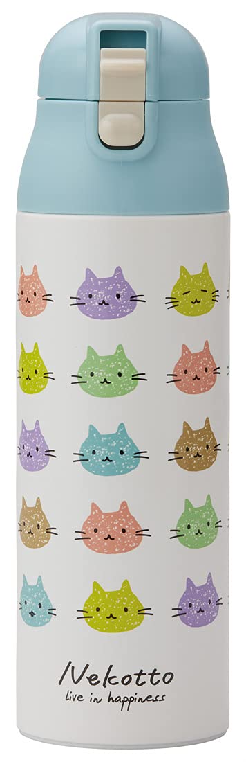 Skater 490ML Thermal/Cold Cat Colorful Water Bottle SDPC5-A-Kiichin - The #1 Place for Japanese Goods in Your Hand!