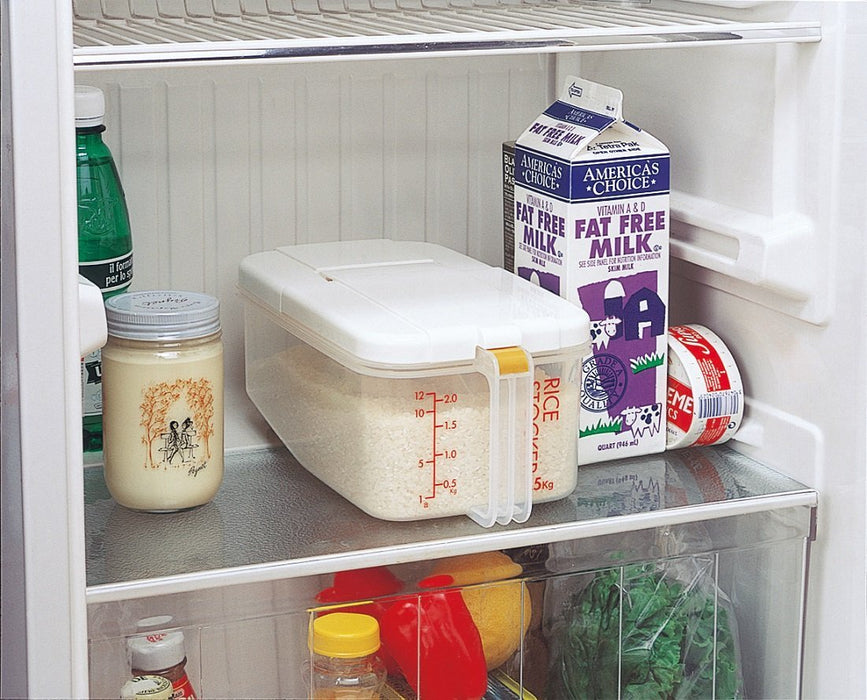 Skater 2.5Kg Refrigerator Rice Bins - Horizontal, Made In Japan-Kiichin - The #1 Place for Japanese Goods in Your Hand!