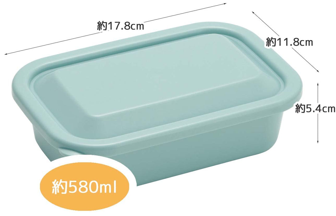 Skater Storage Container S 580ml Smoke Blue LFP6-A Fluffy Lid Japan-Kiichin - The #1 Place for Japanese Goods in Your Hand!