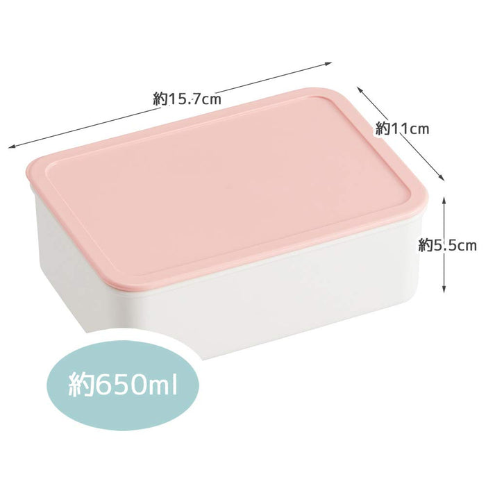 Skater Bento Box 650Ml Japan Storage Container - Set of 3 - Pastel Pink-Kiichin - The #1 Place for Japanese Goods in Your Hand!
