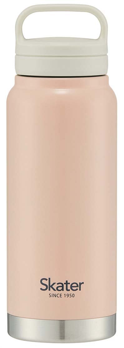 Skater Stainless Steel 500ml Mug Bottle w/ Screw Handle - Dull Pink STSC4-A-Kiichin - The #1 Place for Japanese Goods in Your Hand!
