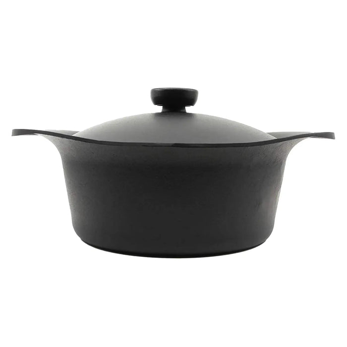 Nihon Yoshokki 22Cm Cast Iron Induction Casserole with Lid & Fork-Kiichin - The #1 Place for Japanese Goods in Your Hand!