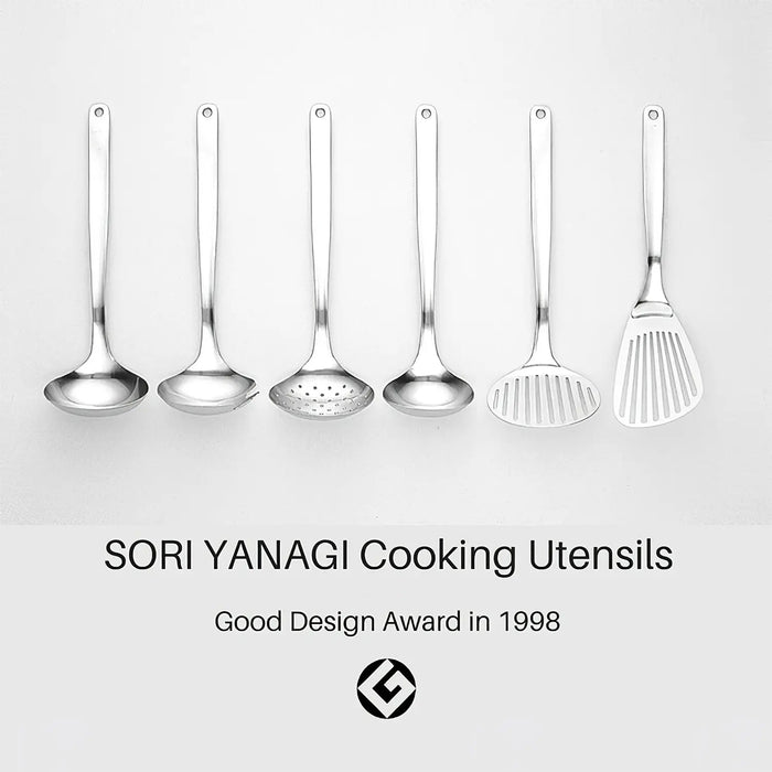 Sori Yanagi Large Stainless Steel Ladle - Premium Quality-Kiichin - The #1 Place for Japanese Goods in Your Hand!