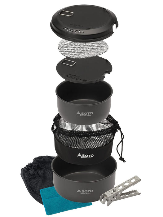 Soto Navigator Cook System Sod-501 Premium Japanese-Made Cookware-Kiichin - The #1 Place for Japanese Goods in Your Hand!