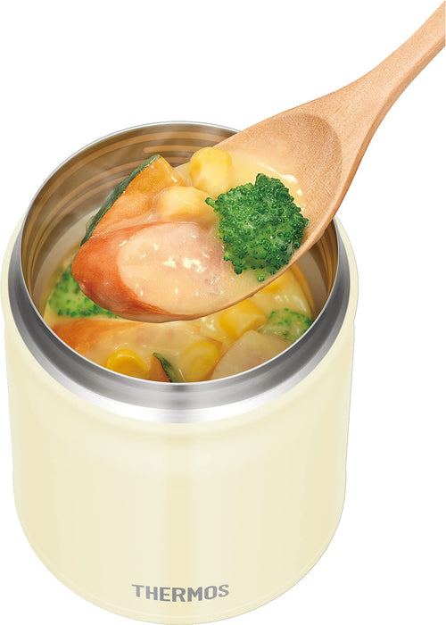 Thermos JBT-301 CRW 300ml Vacuum Insulated Soup Jar - Cream White-Kiichin - The #1 Place for Japanese Goods in Your Hand!