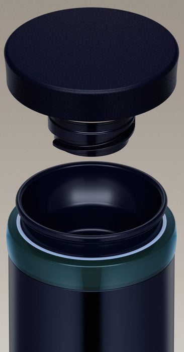 Thermos 0.5L Black Vacuum Insulated Water Bottle Jno-500 Bk (Made In Japan)-Kiichin - The #1 Place for Japanese Goods in Your Hand!