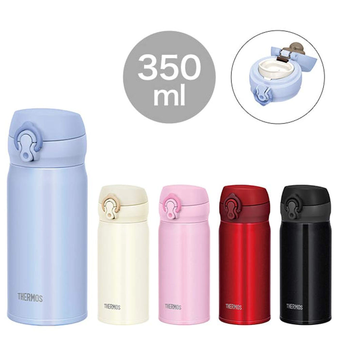 Thermos Japan 350ml Metallic Red Vacuum Insulated Water Bottle-Kiichin - The #1 Place for Japanese Goods in Your Hand!