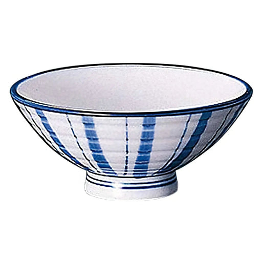 Tkg Seto Ware Ceramic Rice Bowl - Futo-Tokusa 12.5Cm Authentic Japanese Dining Essential-Kiichin - The #1 Place for Japanese Goods in Your Hand!