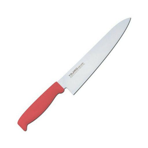 Tojiro 210mm Red Color MV Gyuto Knife with Elastomer Handle-Kiichin - The #1 Place for Japanese Goods in Your Hand!