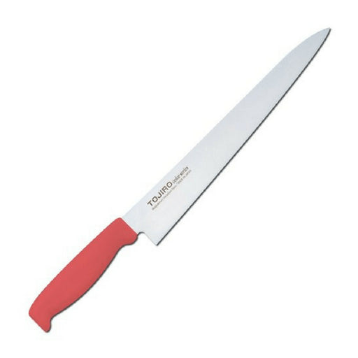 Tojiro Color MV Sujihiki Knife 270mm - Red, Ergonomic Handle-Kiichin - The #1 Place for Japanese Goods in Your Hand!